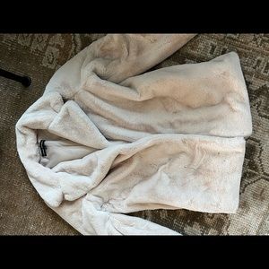 Size M faux fur jacket.